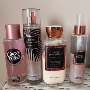 Coco Paradise Lotion Mist Bath Body Works Victorias Secret Pink Spray (Read Des)